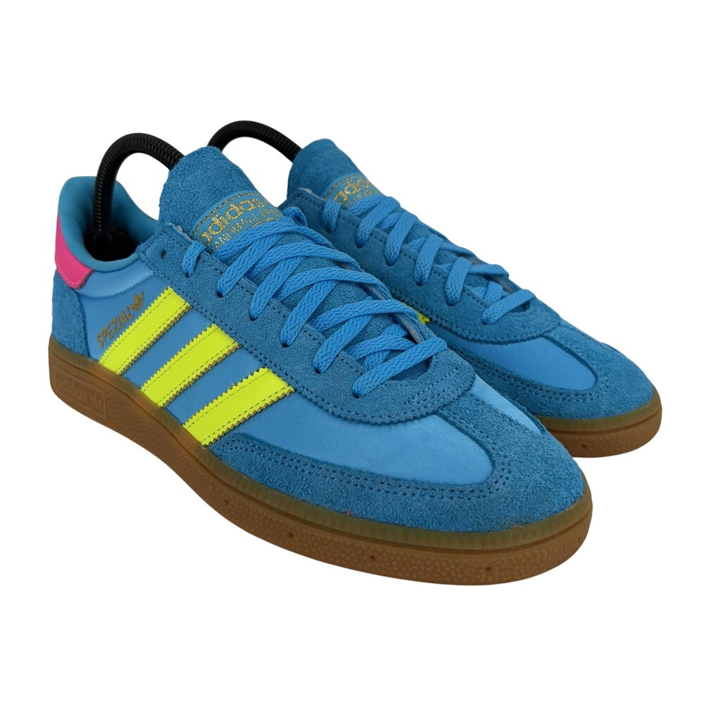 Adidas Shoes Womens Size 8 Handball Spezial Suede Sky Rush Gum Sneakers
